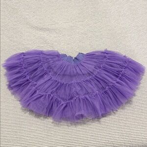 Purple Tulle Tutu Skirt Girls size 10 (Large)